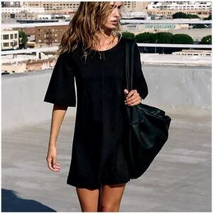 Free People Portia Mini Black Dress size M
